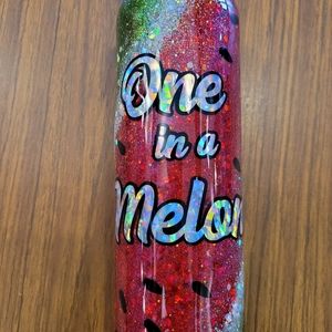 One in a Melon custom made tumbler. 20oz